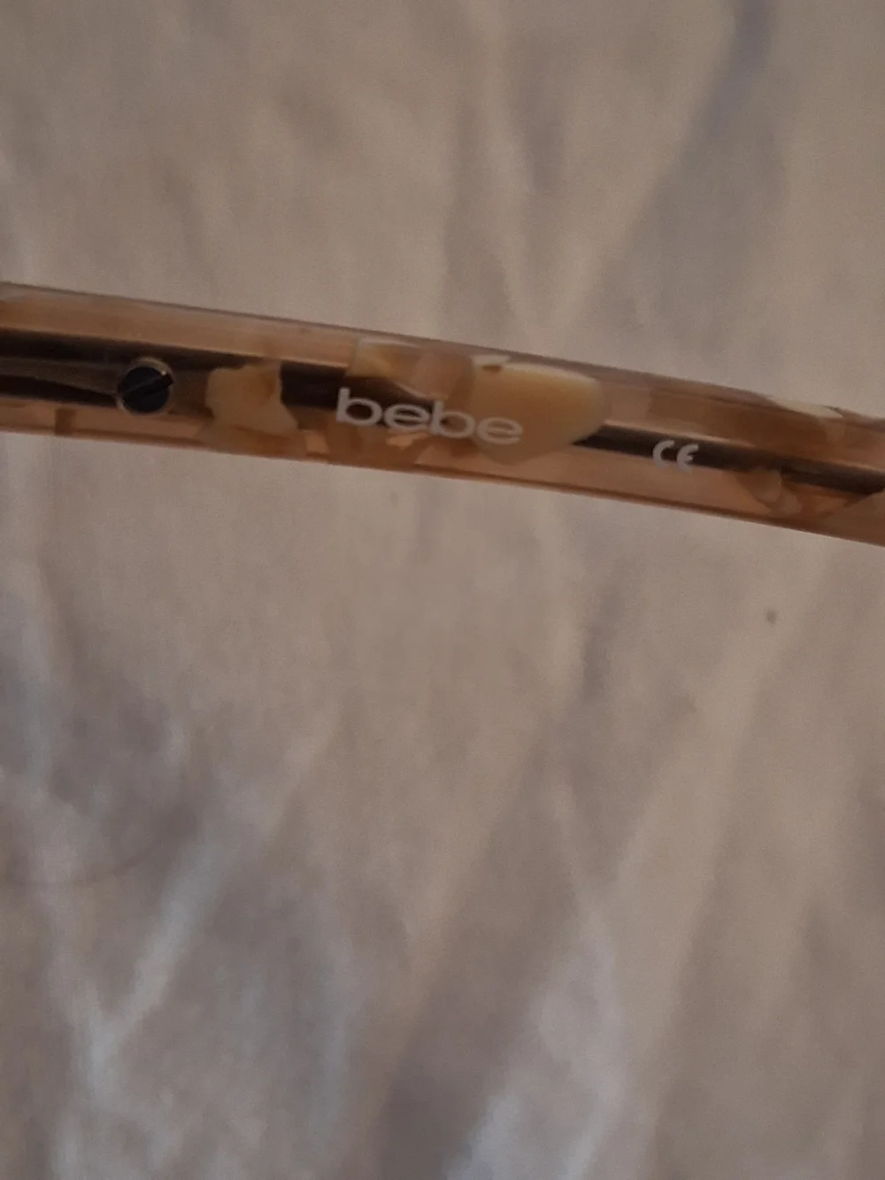 Bebe Semi-Rimless Bejewled EyeGlasses